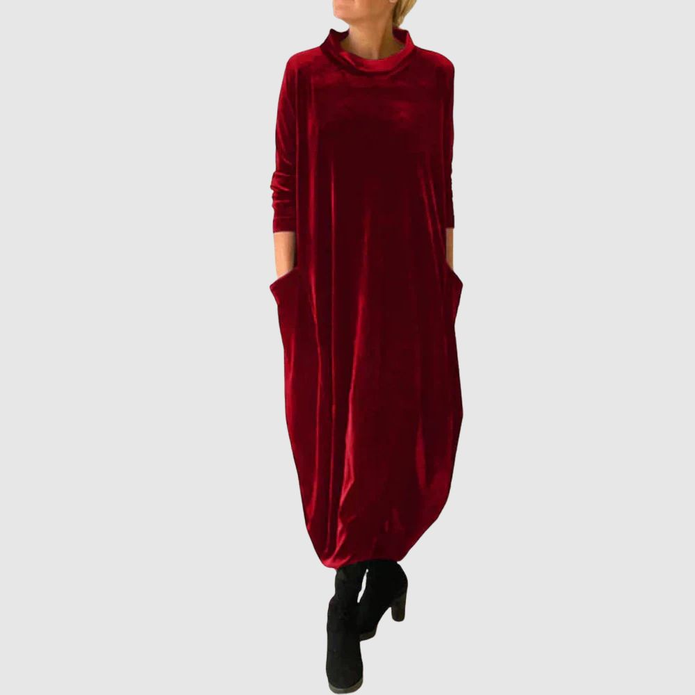 Zoé - Robe oversize à manches longues