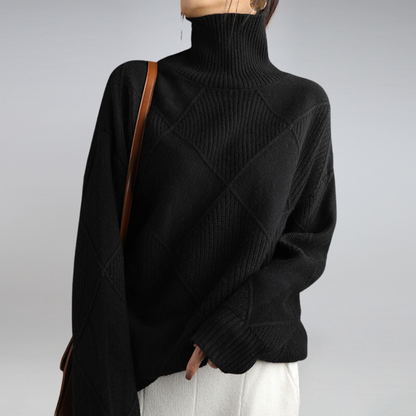 Weicher Damen Rollkragenpullover – Bequem, Warm & Elegant