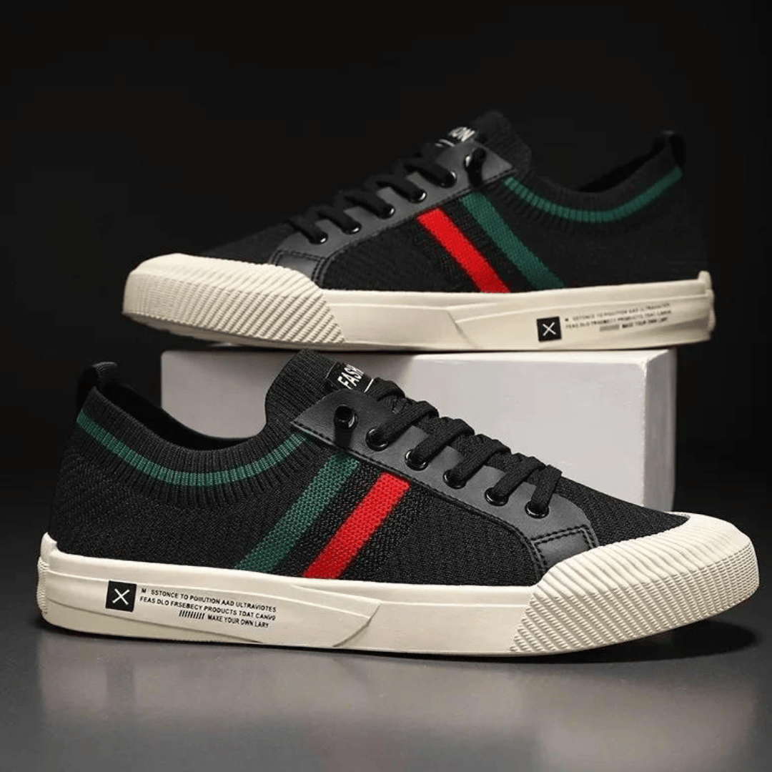 Avero | Åndbare Herresneakers med Letvægts Komfort og Fleksibel Sål til Hverdag | Sko Herre