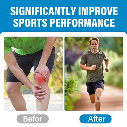 FlexiKnee – Precut Kinesiology Strips for Pain Free Motion
