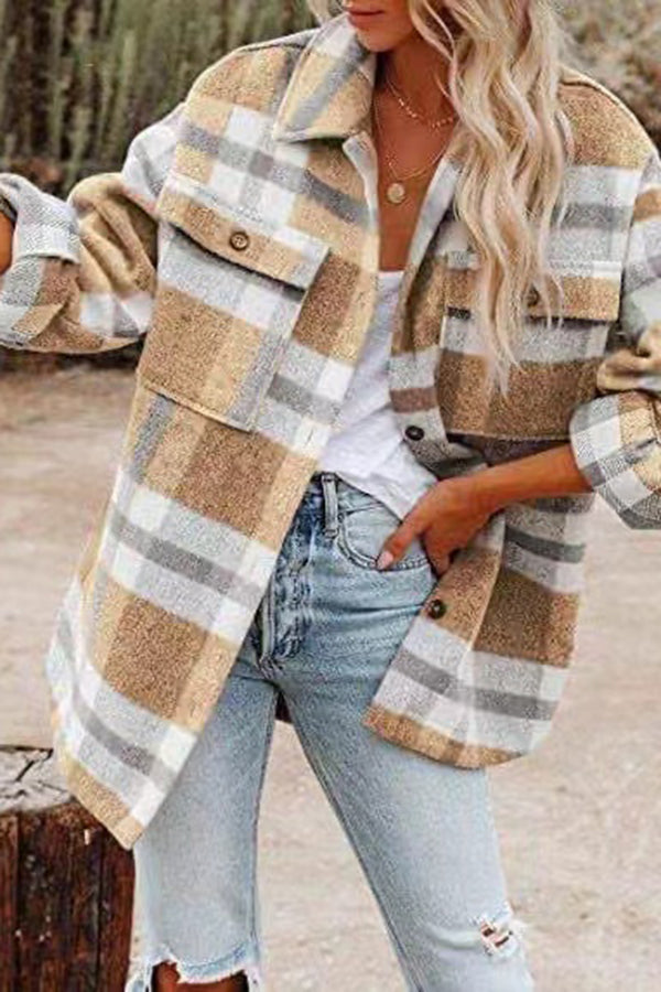 Varietta | Kariertes Overshirt mit Kuschelfaktor