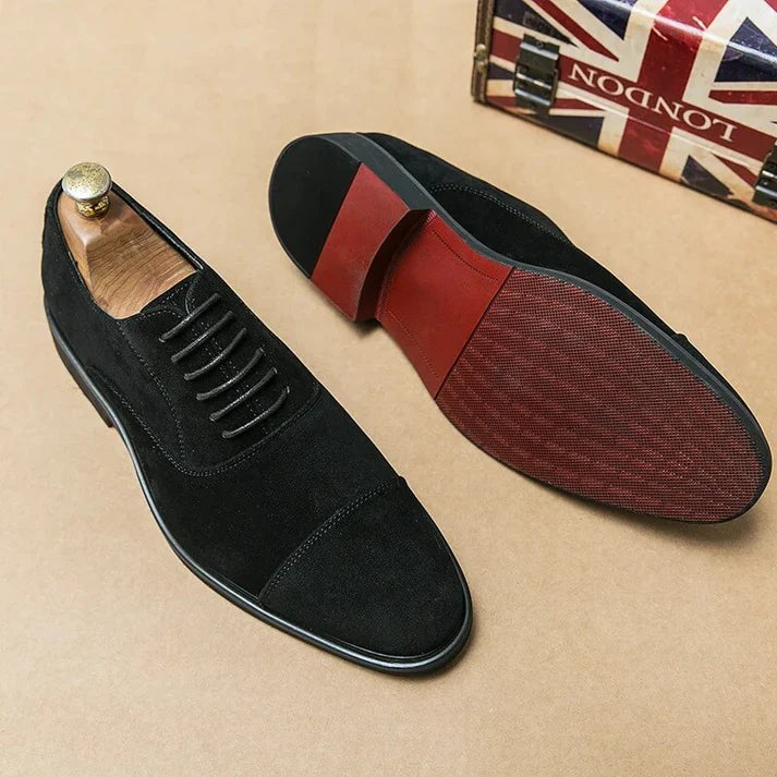 Savile Oxfords: Formal Dress Shoes, Hand-Stitched Genuine Italian Leather – Designed by JesseVance Savile Row