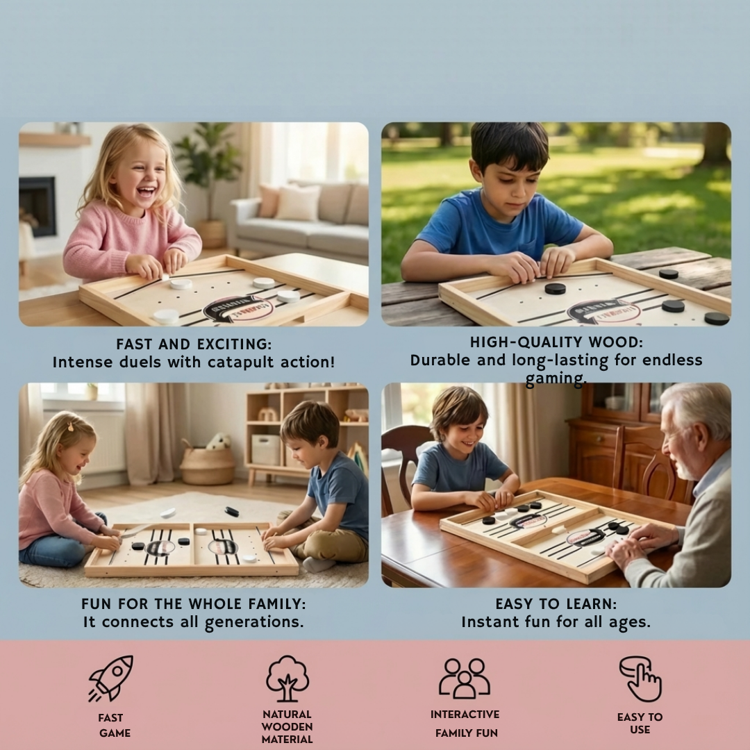 FlickForce™ — Ignite Epic Game Nights Packed with Laughter and Lightning-Fast Action