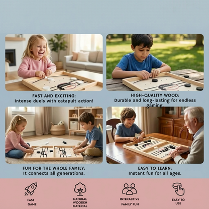 FlickForce™ — Ignite Epic Game Nights Packed with Laughter and Lightning-Fast Action
