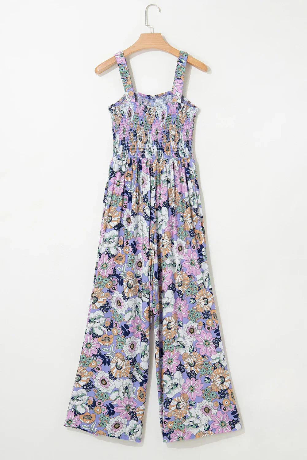 BloomDrape™ - Floral Wide Leg Jumpsuit