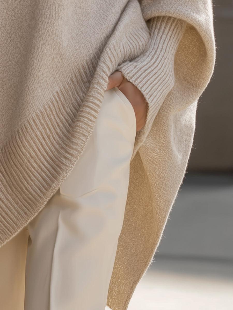 SolaraEase™ Sweater — Wrap Yourself in Feather-Soft Warmth That Flows and Flatters Every Curve
