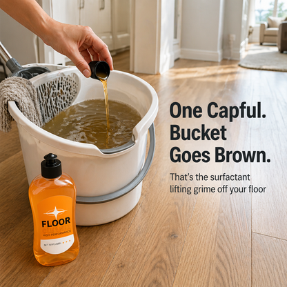 FloorLuxe™ — Mop Wood, Tile, and Bamboo Free of Sticky Chemical Residue
