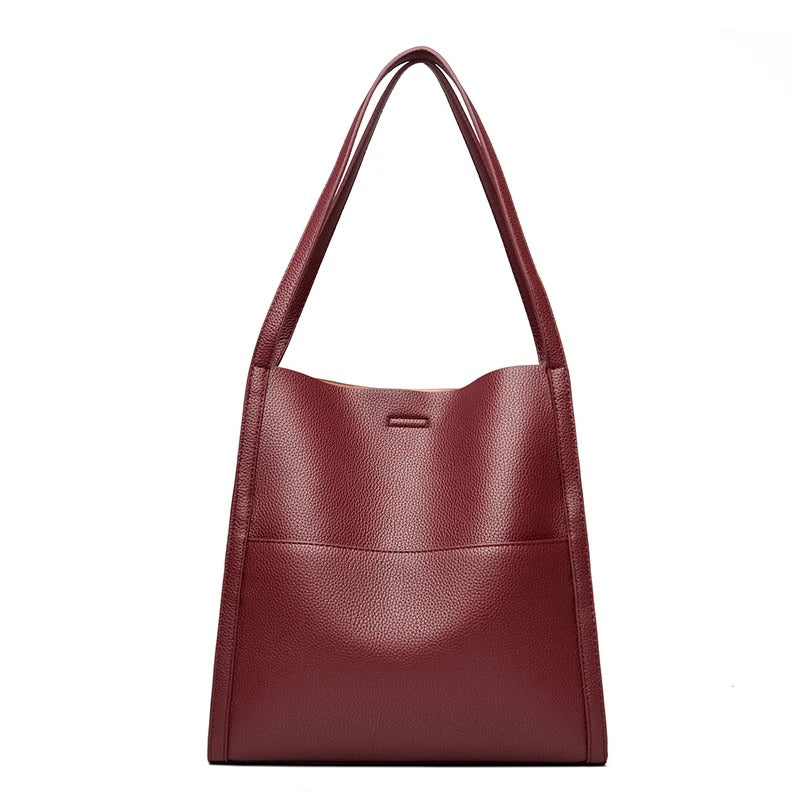 Classic Vegan Leather Crossbody Tote