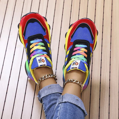 Kleurrijke Dames Sneakers – Solenya