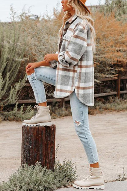 Varietta | Kariertes Overshirt mit Kuschelfaktor