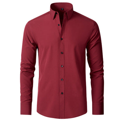 Chemise stretch Noah pour homme – Coupe ajustée, confort flexible et style élégant
