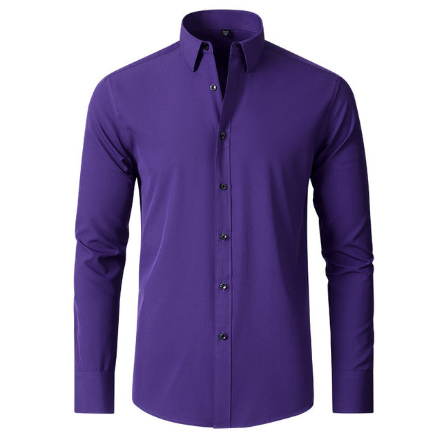 Chemise stretch Noah pour homme – Coupe ajustée, confort flexible et style élégant