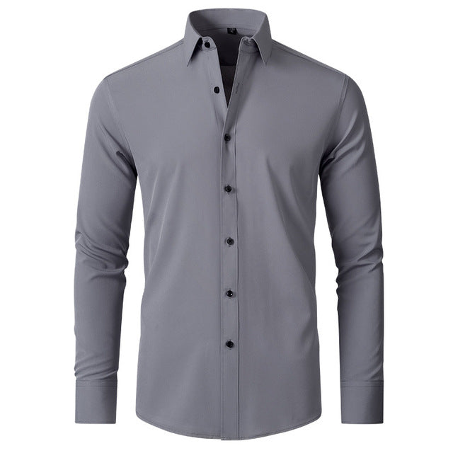 Chemise stretch Noah pour homme – Coupe ajustée, confort flexible et style élégant