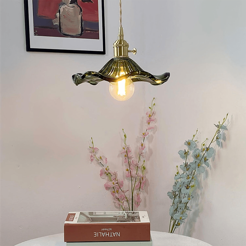 stilvolle Hibiskusblume Lampe