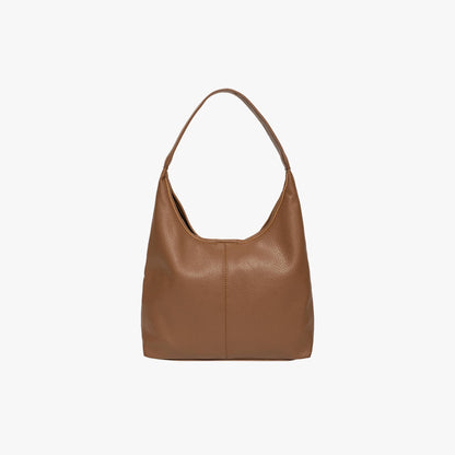 Vegane Leder-Hobo-Tasche mit Schulterriemen