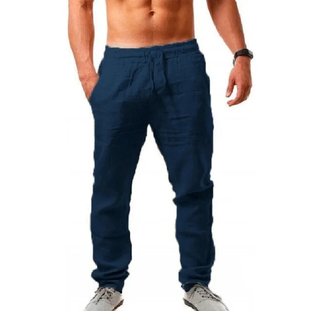 Bequeme und atmungsaktive Stoffhose
