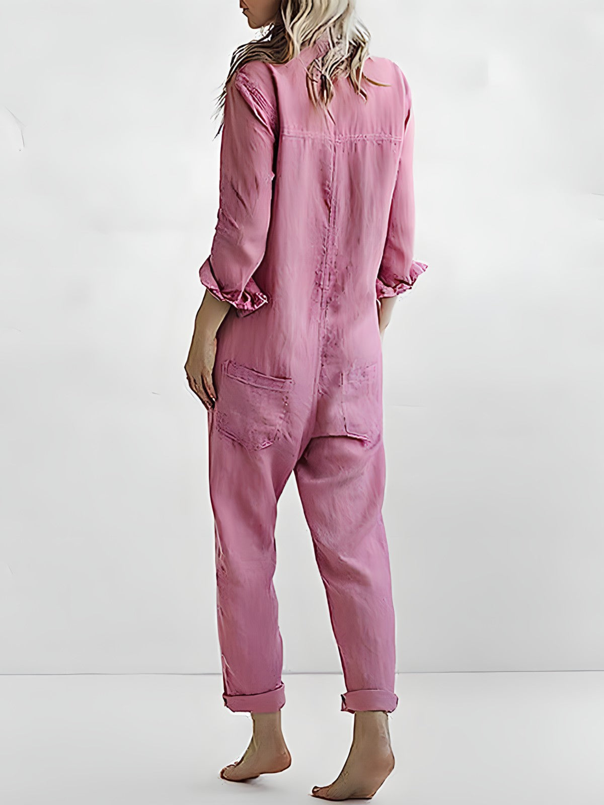 Anna Jumpsuit | Lässiger Langärmeliger Jumpsuit für jede Gelegenheit