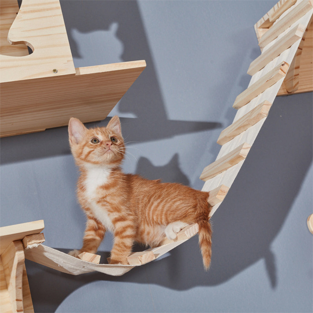 Station Ropebridge Catwall - Sweetypaws Catwall Elements