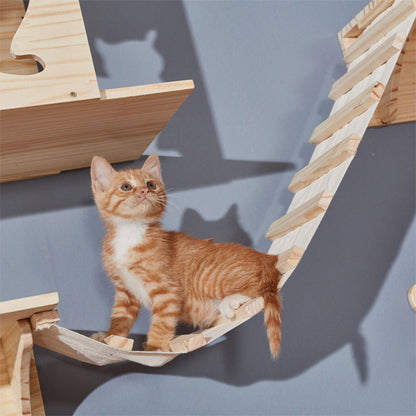 Station Ropebridge Catwall - Sweetypaws Catwall Elements