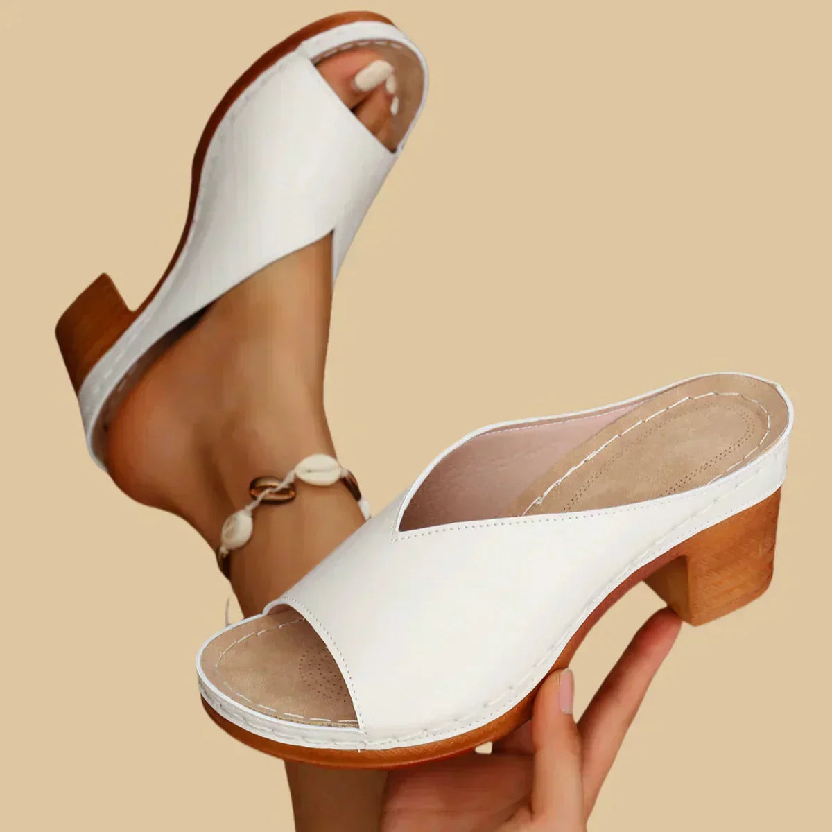 Lisa | Block Heel Comfort Sandals - Image 3
