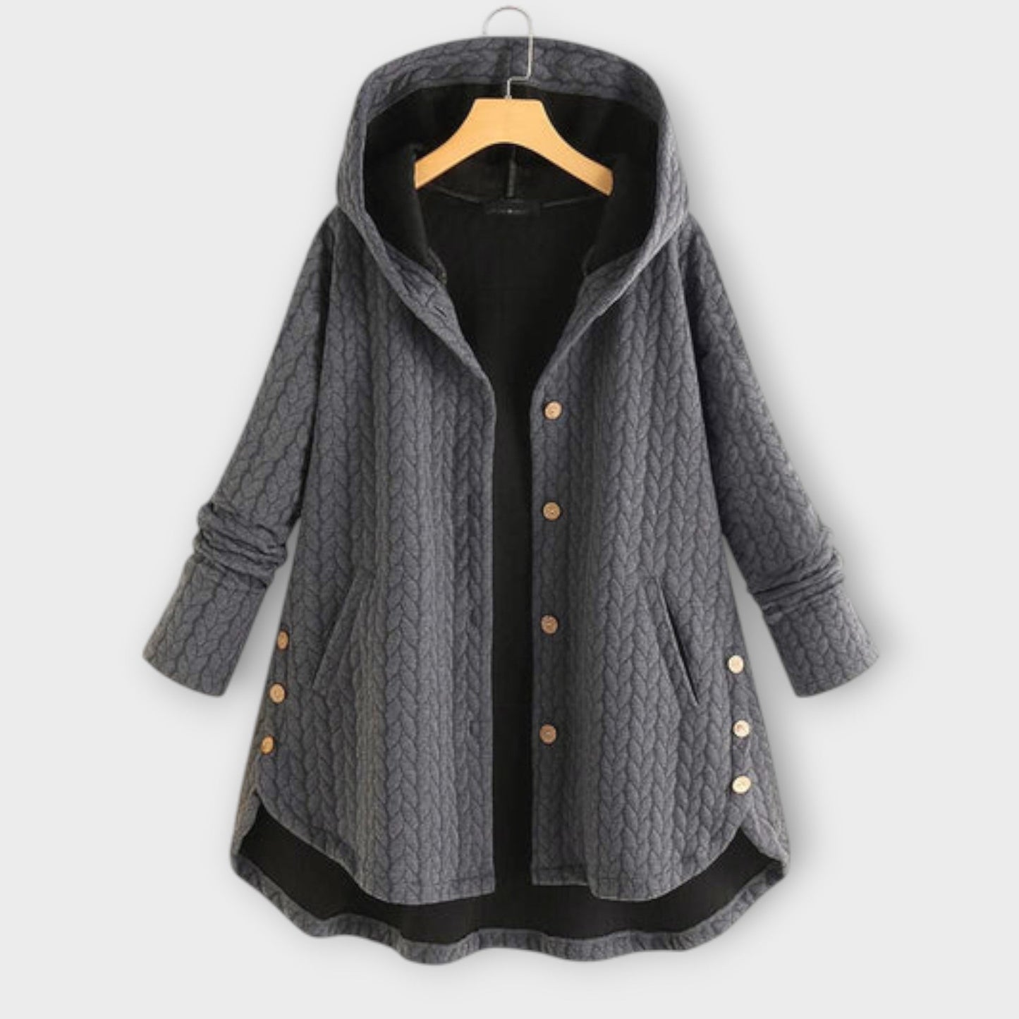 Leslie - Teplá Button-Up Bunda
