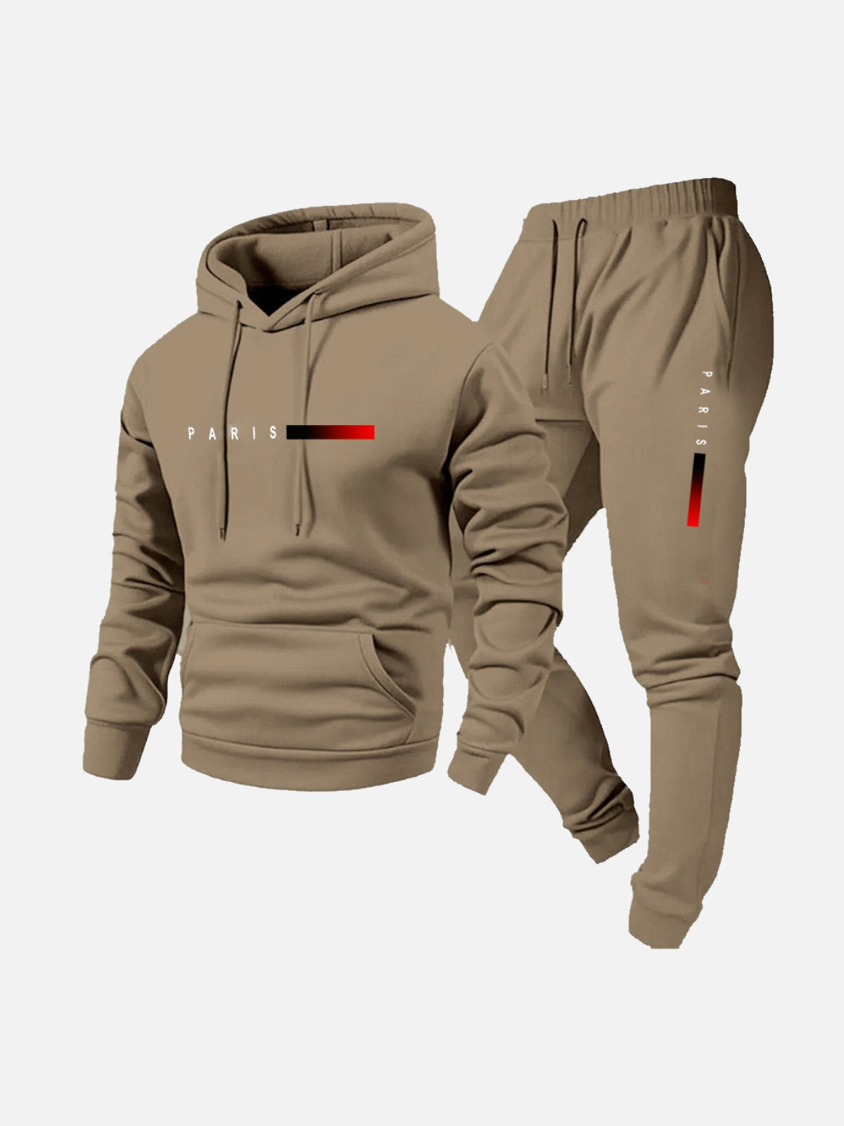Cozy Thermal Fleece Logo Hoodie Set – Warmth, Comfort, and Style