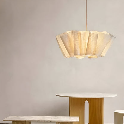 Solmara - Nordic Crème Stoffen Hanglamp