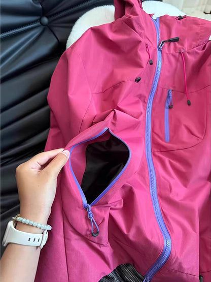 Wasserdichte Jacke für Outdoor-Abenteuer und den Stadtverkehr