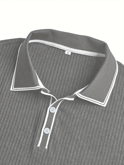 Herre polo-shirt med korte ærmer – Komfortabel og stilfuld til sommeren