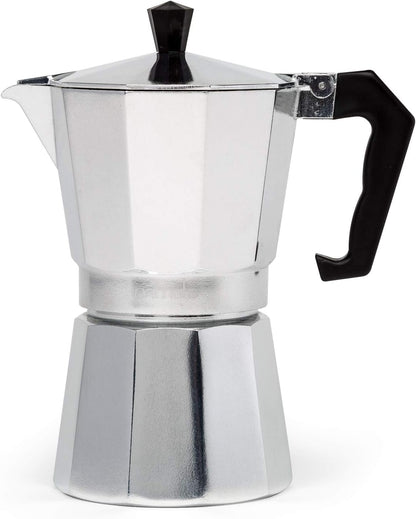 Stovetop Espresso and Coffee Brewer, Moka Pot for Italian and Cuban Style
