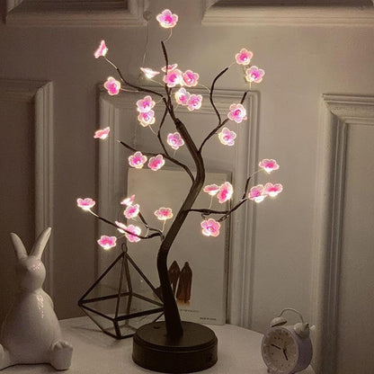 Blütenlicht Tischlampe