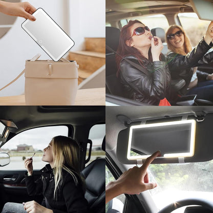 LuxeMirror – Der perfekte Make-up-Spiegel für dein Auto