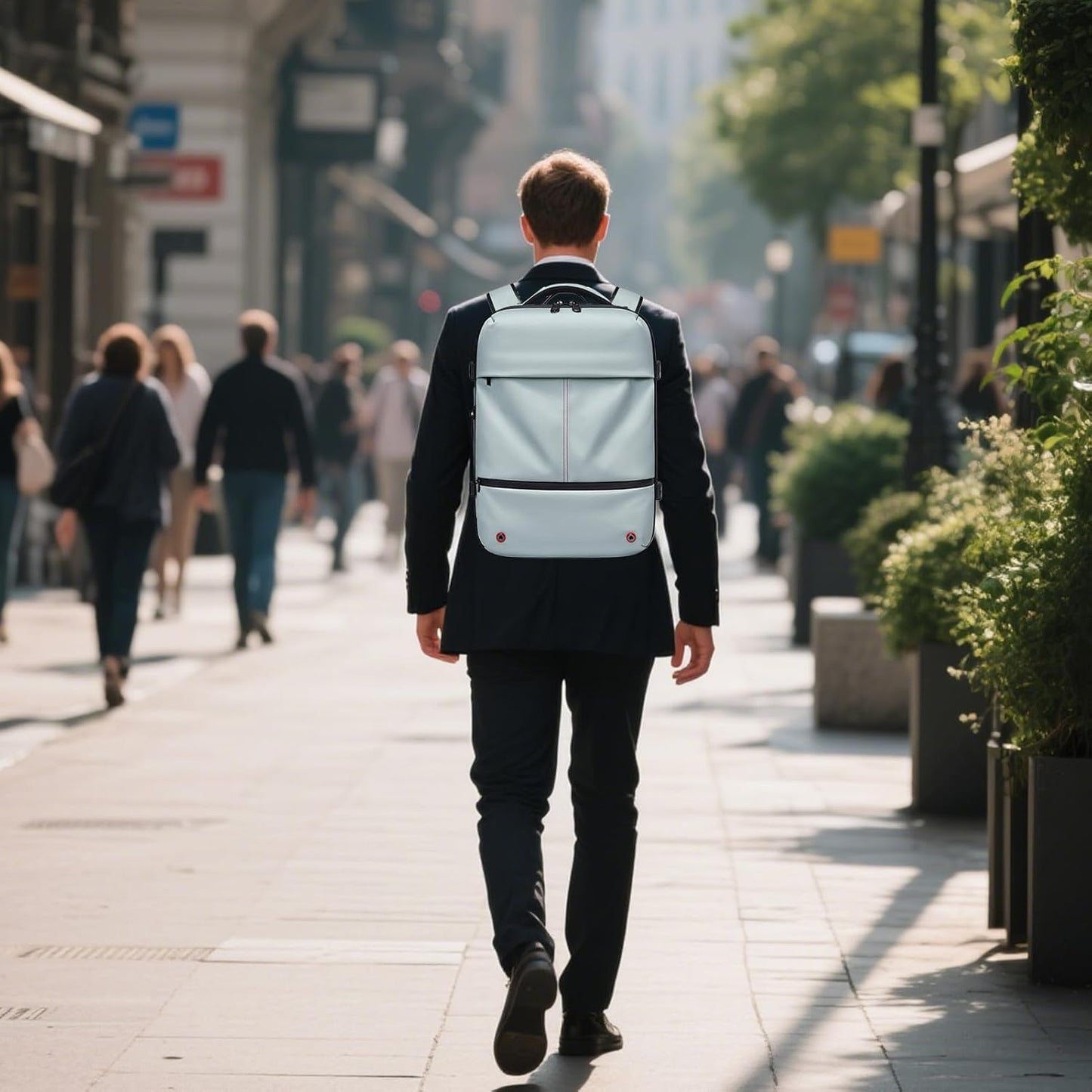 Erweiterbarer und wasserdichter Reiserrucksack mit Vakuumkompression – Arvid