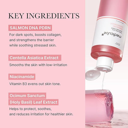 Medicube PDRN Pink Glutathione Cica Soothing Toner (250ml)