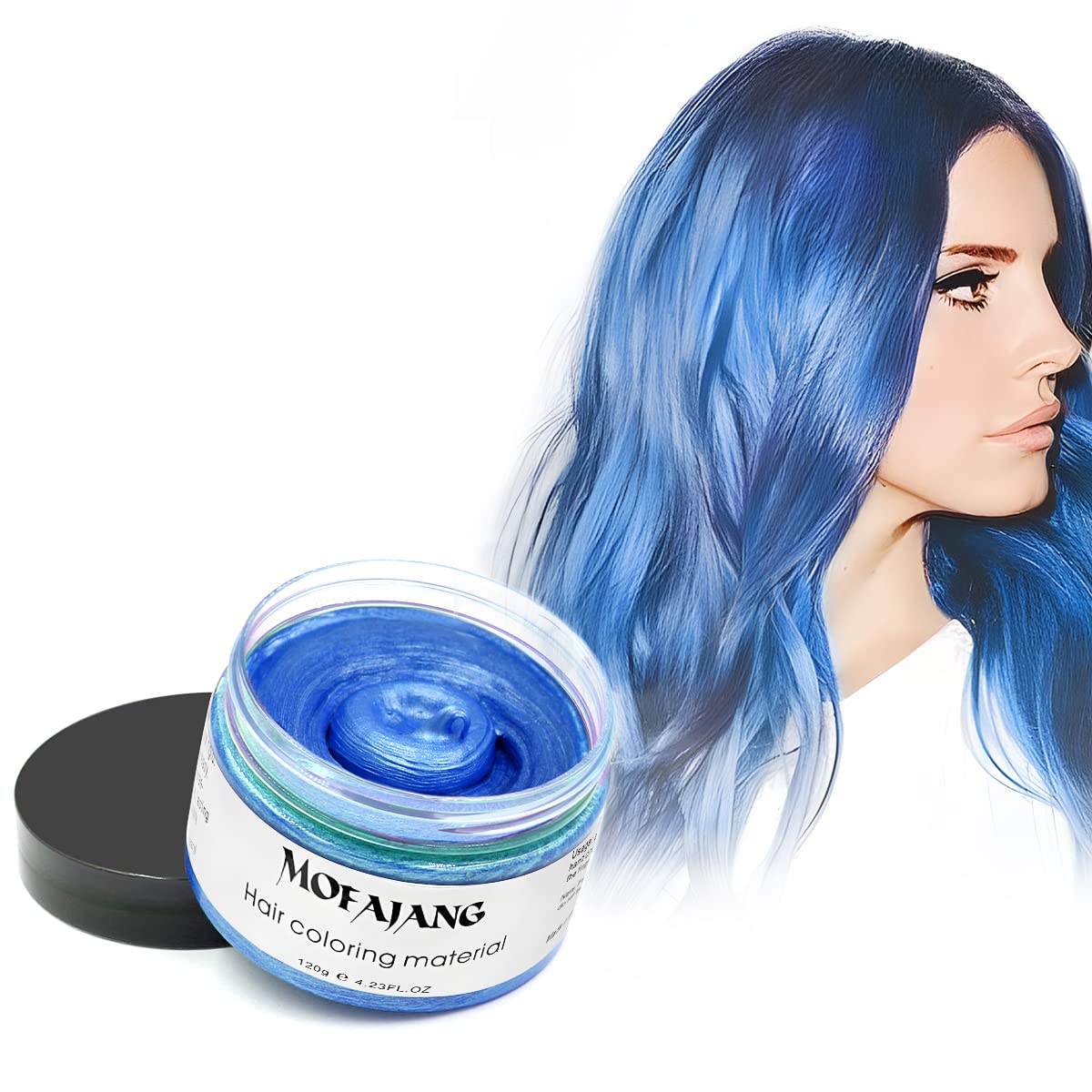 Mofajang® by JesseVance Manhattan: The Only Colored Hair Wax Styling Pomade with Bold Colors, Strong Hold, Simple Style, No Risk, & No Commitment