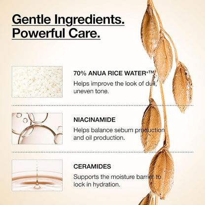 ANUA Rice 70 Glow Milky Toner (250ml)