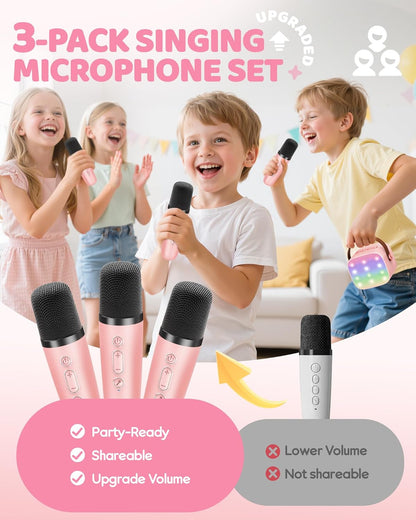 Hordozható Mini Karaoke Gépe Bluetooth Hangszóróval és 2 Vezeték nélküli Mikrofonnal – Veylo