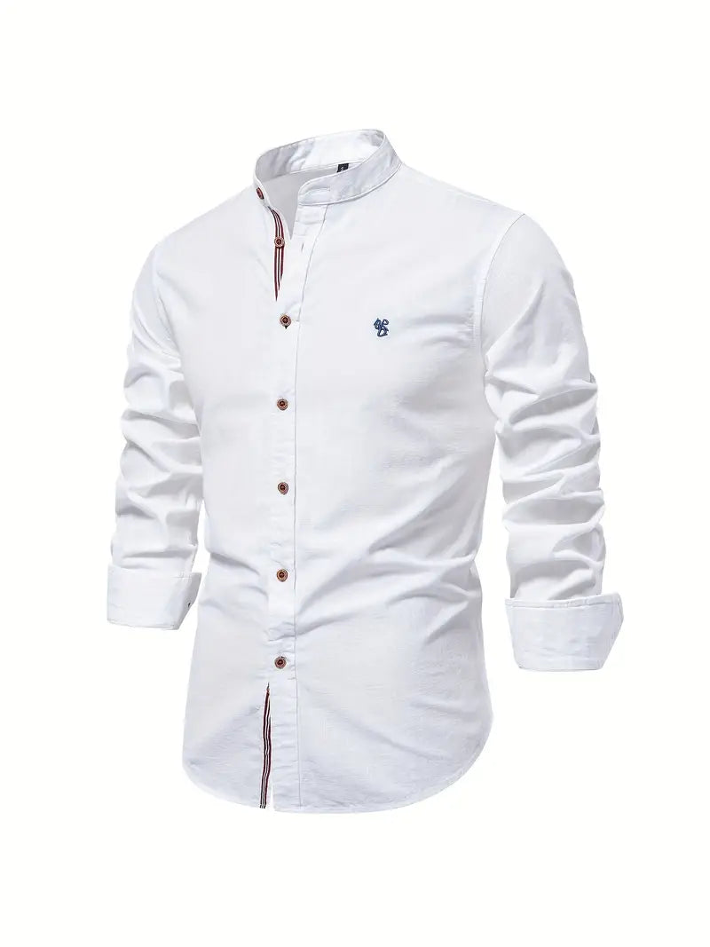 Men’s Classic Button Shirt – Elegant Comfortable Breathable Stylish Casual Smart Everyday Wear