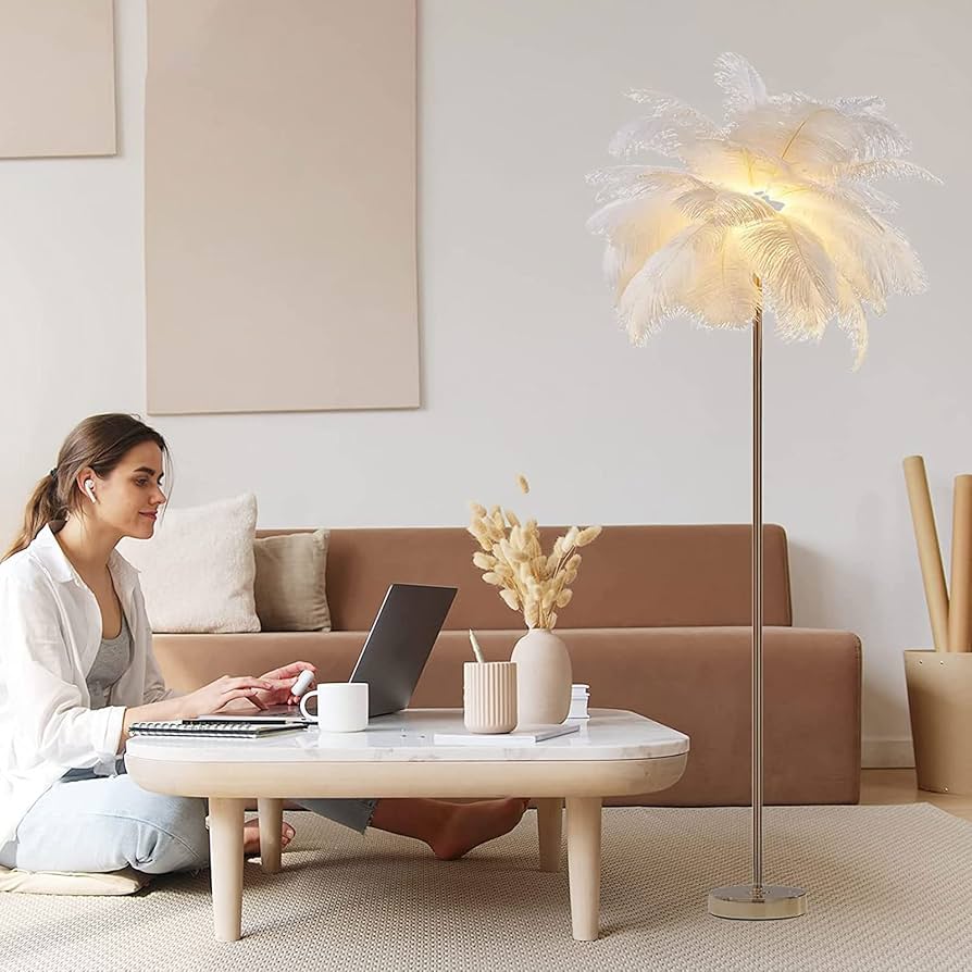 Velume™ Nordic Feather Rechargeable Floor Lamp
