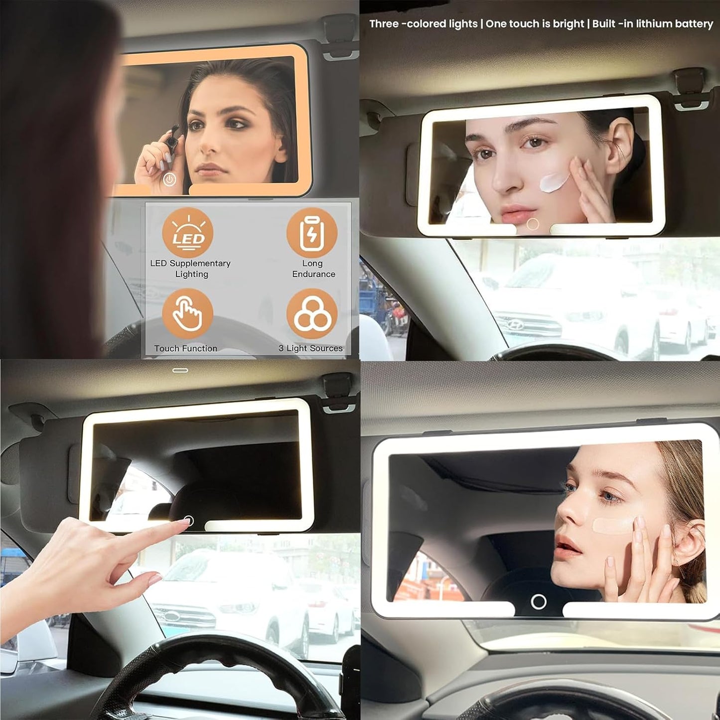 LuxeMirror – Der perfekte Make-up-Spiegel für dein Auto