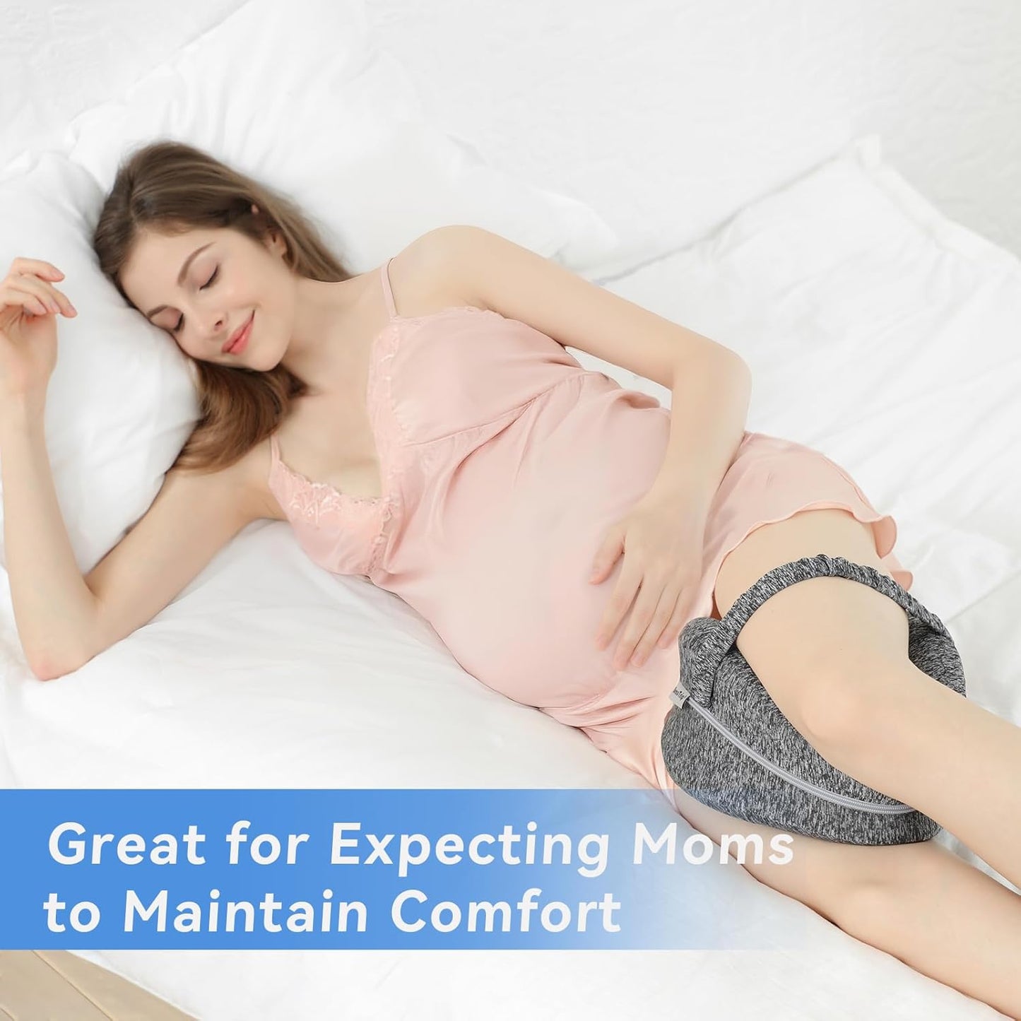 Heart Shaped Knee Pillow for Side Sleepers