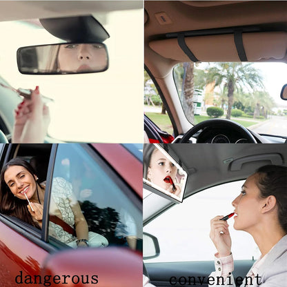 LuxeMirror – Der perfekte Make-up-Spiegel für dein Auto
