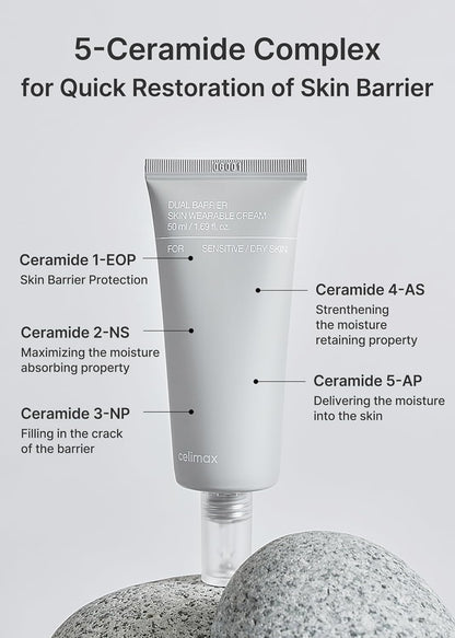 Celimax Dual Barrier Skin Wearable Cream (50ml)