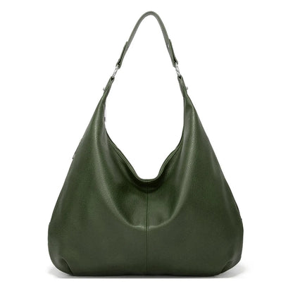 Retro Large Capacity Soft Leather Tote