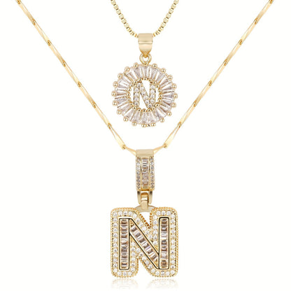 GemLetter Ketting - Initiaal Hanger met Luxe Glans