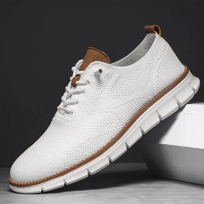 Men’s Breathable Knit Sneakers | Lightweight Casual Walking Shoes
