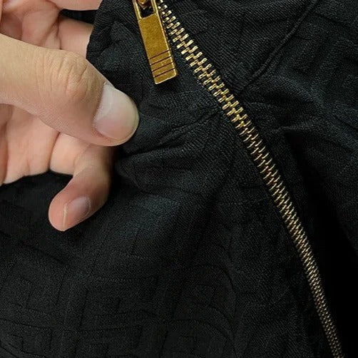 GeoJacquard® Pullover Style Full-Sleeve Shirt by JesseVance Milan
