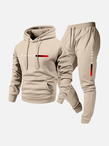 Cozy Thermal Fleece Logo Hoodie Set – Warmth, Comfort, and Style