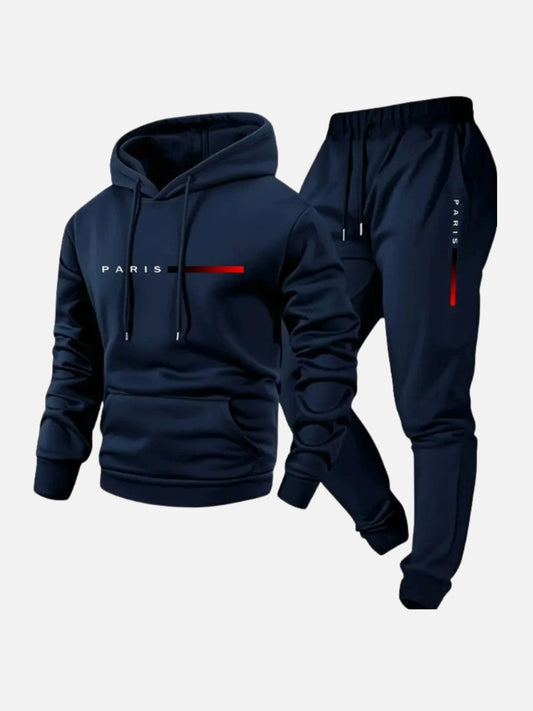 Cozy Thermal Fleece Logo Hoodie Set – Warmth, Comfort, and Style
