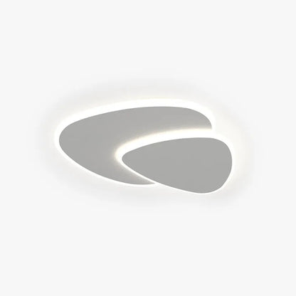 Vnitřní LED Stropní Svítidlo | Moderní Bílá Geometrický Design